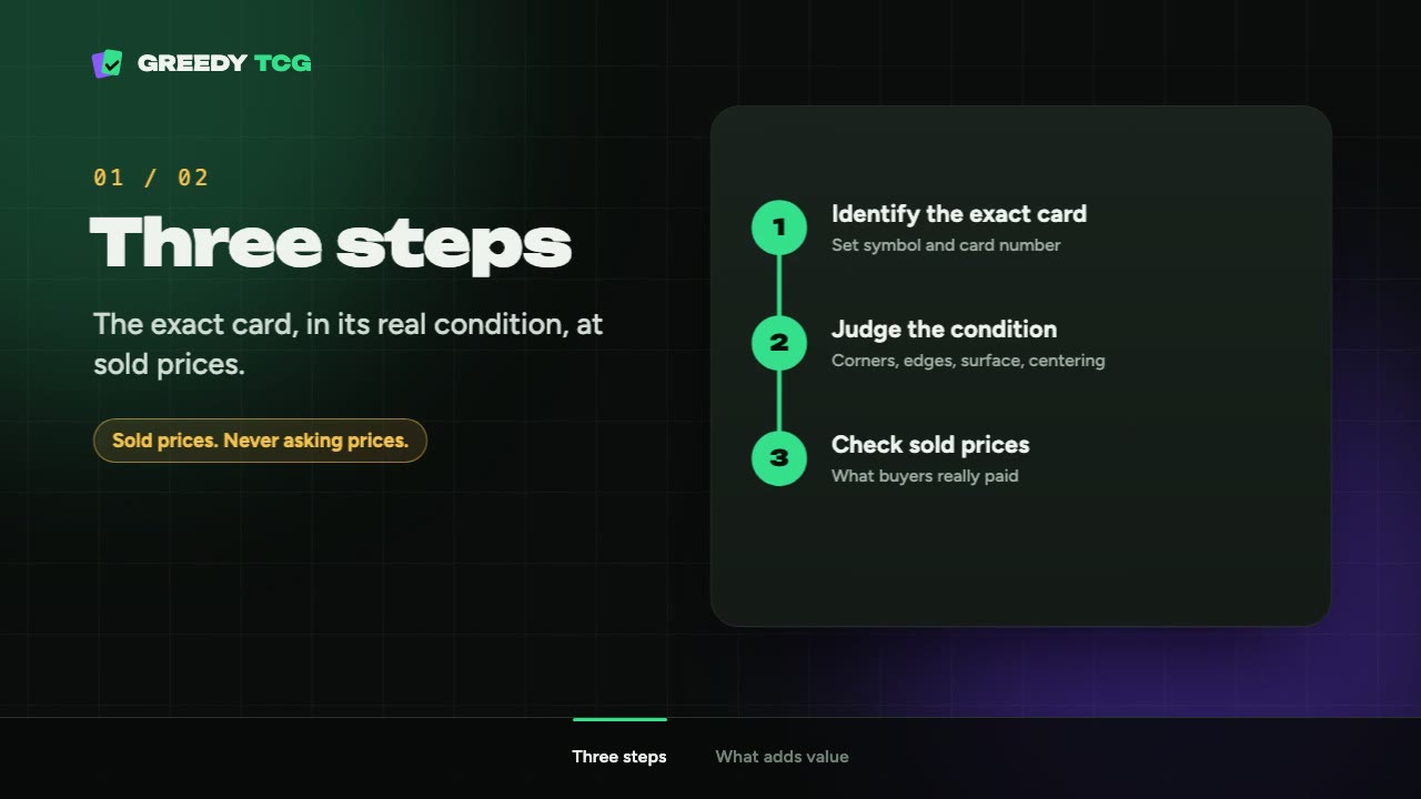 How to find what Pokémon cards are worth video