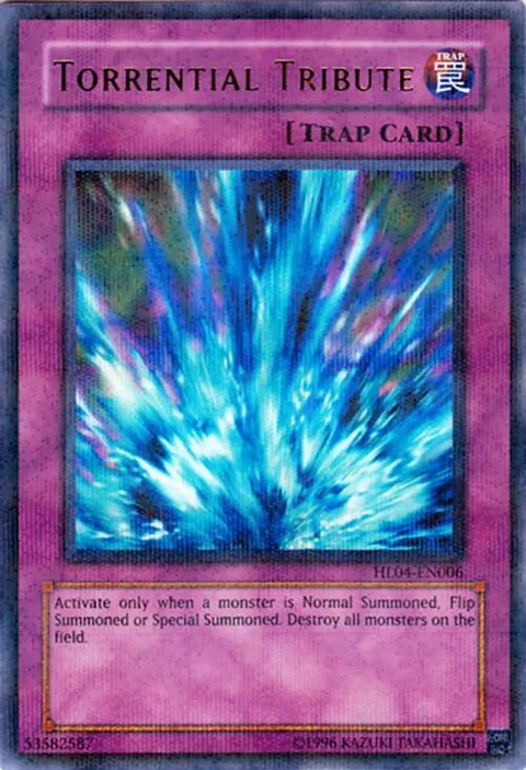 Torrential Tribute HL04-EN006 Yu-Gi-Oh card from Hobby League 4