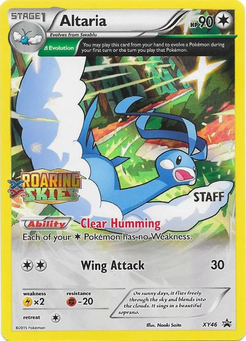 Altaria - XY46 Prerelease [Staff] #XY46 Holofoil Pokémon card from XY Promos