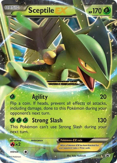 Sceptile EX #XY53 Holofoil Pokémon card from XY Promos
