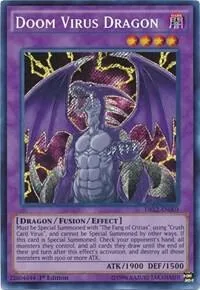 Doom Virus Dragon DRL2-EN003 Yu-Gi-Oh card from Dragons of Legend 2