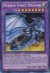 Mirror Force Dragon DRL2-EN005 Yu-Gi-Oh card from Dragons of Legend 2
