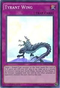 Tyrant Wing DRL2-EN007 Yu-Gi-Oh card from Dragons of Legend 2