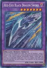Red-Eyes Black Dragon Sword DRL2-EN012 Yu-Gi-Oh card from Dragons of Legend 2