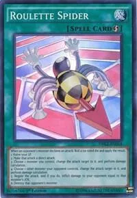 Roulette Spider DRL2-EN014 Yu-Gi-Oh card from Dragons of Legend 2
