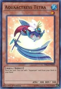Aquaactress Tetra DRL2-EN039 Yu-Gi-Oh card from Dragons of Legend 2