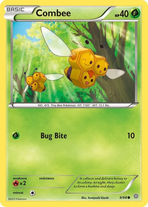 Combee #9/98 Pokémon card from XY - Ancient Origins