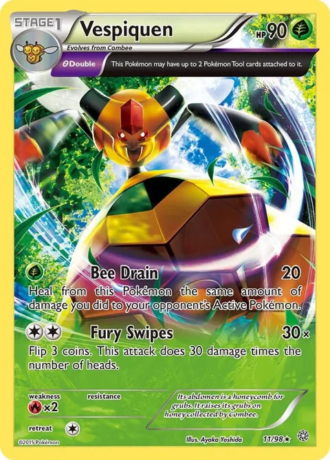 Vespiquen 11 #11/98 Pokémon card from XY - Ancient Origins