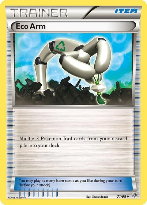 Eco Arm #71/98 Pokémon card from XY - Ancient Origins