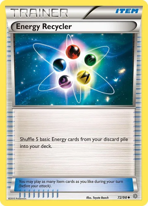 Energy Recycler #72/98 Pokémon card from XY - Ancient Origins