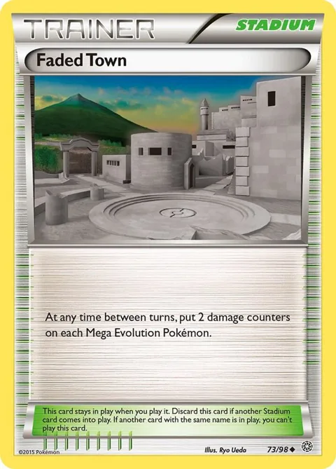 Faded Town #73/98 Pokémon card from XY - Ancient Origins