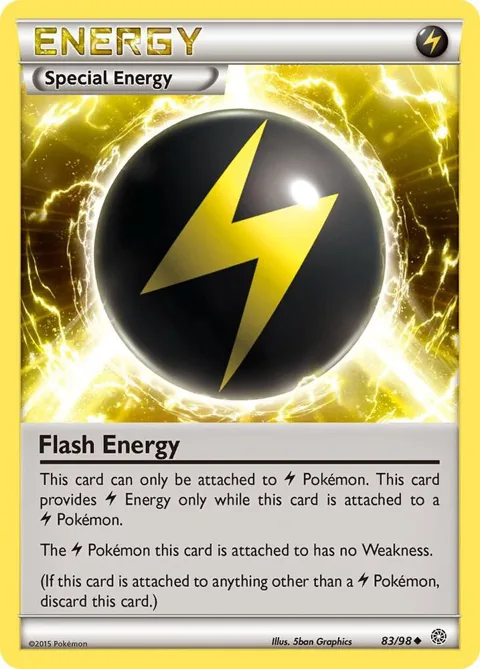 Flash Energy #83/98 Pokémon card from XY - Ancient Origins