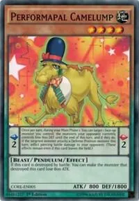 Performapal Camelump CORE-EN005 Unlimited Yu-Gi-Oh card from Clash of Rebellions
