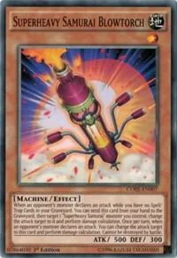 Superheavy Samurai Blowtorch CORE-EN007 1st Edition Yu-Gi-Oh card from Clash of Rebellions