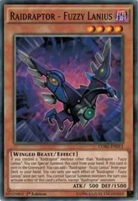 Raidraptor - Fuzzy Lanius CORE-EN013 Yu-Gi-Oh card from Clash of Rebellions