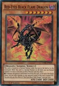 Red-Eyes Black Flare Dragon CORE-EN020 Unlimited Yu-Gi-Oh card from Clash of Rebellions