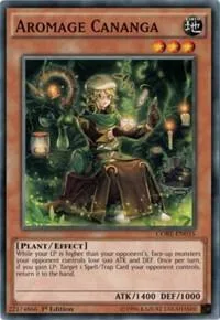 Aromage Cananga CORE-EN035 1st Edition Yu-Gi-Oh card from Clash of Rebellions