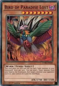 Bird of Paradise Lost CORE-EN040 Unlimited Yu-Gi-Oh card from Clash of Rebellions