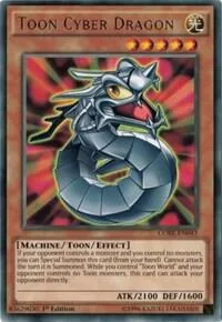 Toon Cyber Dragon CORE-EN043 1st Edition Yu-Gi-Oh card from Clash of Rebellions