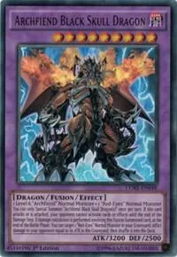 Archfiend Black Skull Dragon CORE-EN048 Unlimited Yu-Gi-Oh card from Clash of Rebellions