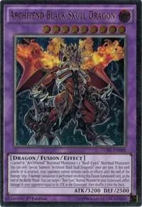 Archfiend Black Skull Dragon Ultimate Rare CORE-EN048 1st Edition Yu-Gi-Oh card from Clash of Rebellions