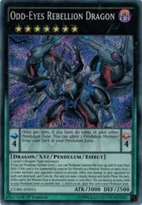 Odd-Eyes Rebellion Dragon CORE-EN051 Unlimited Yu-Gi-Oh card from Clash of Rebellions
