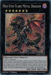 Red-Eyes Flare Metal Dragon CORE-EN054 Unlimited Yu-Gi-Oh card from Clash of Rebellions