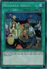 Mistaken Arrest CORE-EN065 1st Edition Yu-Gi-Oh card from Clash of Rebellions