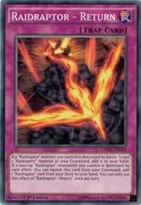 Raidraptor - Return CORE-EN069 Yu-Gi-Oh card from Clash of Rebellions