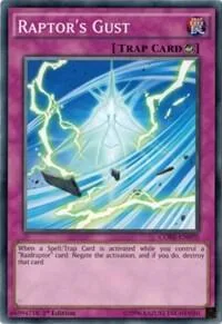Raptor's Gust CORE-EN070 Unlimited Yu-Gi-Oh card from Clash of Rebellions