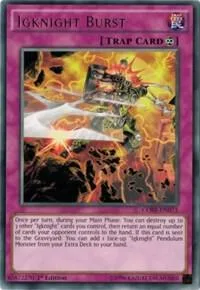 Igknight Burst CORE-EN073 1st Edition Yu-Gi-Oh card from Clash of Rebellions