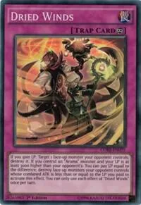 Dried Winds CORE-EN075 1st Edition Yu-Gi-Oh card from Clash of Rebellions