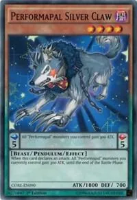 Performapal Silver Claw CORE-EN090 Unlimited Yu-Gi-Oh card from Clash of Rebellions