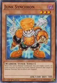 Junk Synchron SDSE-EN004 Yu-Gi-Oh card from Structure Deck: Synchron Extreme