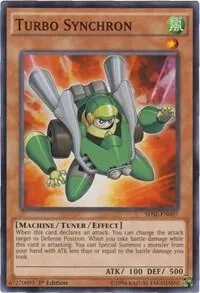 Turbo Synchron SDSE-EN007 Yu-Gi-Oh card from Structure Deck: Synchron Extreme