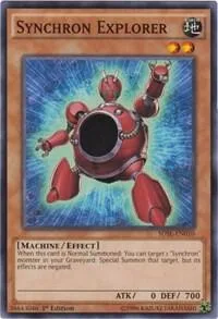 Synchron Explorer SDSE-EN010 Yu-Gi-Oh card from Structure Deck: Synchron Extreme