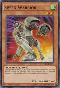 Speed Warrior SDSE-EN011 Yu-Gi-Oh card from Structure Deck: Synchron Extreme