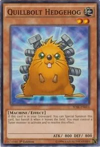 Quillbolt Hedgehog SDSE-EN014 Yu-Gi-Oh card from Structure Deck: Synchron Extreme
