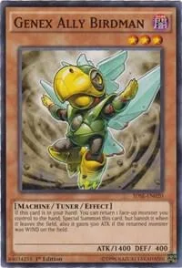 Genex Ally Birdman SDSE-EN020 Yu-Gi-Oh card from Structure Deck: Synchron Extreme
