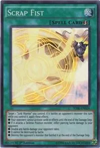 Scrap Fist SDSE-EN024 Yu-Gi-Oh card from Structure Deck: Synchron Extreme