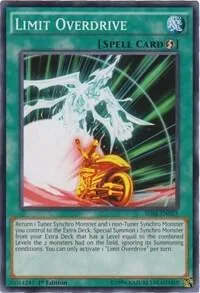 Limit Overdrive SDSE-EN025 Yu-Gi-Oh card from Structure Deck: Synchron Extreme