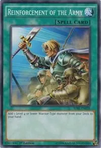 Reinforcement of the Army SDSE-EN028 Yu-Gi-Oh card from Structure Deck: Synchron Extreme