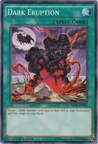 Dark Eruption SDSE-EN030 Yu-Gi-Oh card from Structure Deck: Synchron Extreme