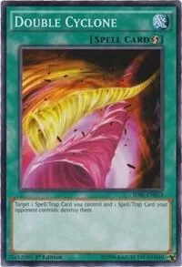 Double Cyclone SDSE-EN033 Yu-Gi-Oh card from Structure Deck: Synchron Extreme