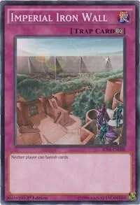Imperial Iron Wall SDSE-EN038 Yu-Gi-Oh card from Structure Deck: Synchron Extreme