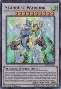 Stardust Warrior SDSE-EN040 Yu-Gi-Oh card from Structure Deck: Synchron Extreme