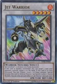 Jet Warrior SDSE-EN041 Yu-Gi-Oh card from Structure Deck: Synchron Extreme