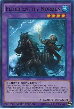 Elder Entity Norden CT12-EN003 Yu-Gi-Oh card from 2015 Mega-Tins