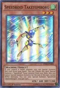 Speedroid Taketomborg HSRD-EN006 Yu-Gi-Oh card from High-Speed Riders