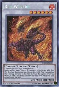 Red Wyvern HSRD-EN022 Yu-Gi-Oh card from High-Speed Riders